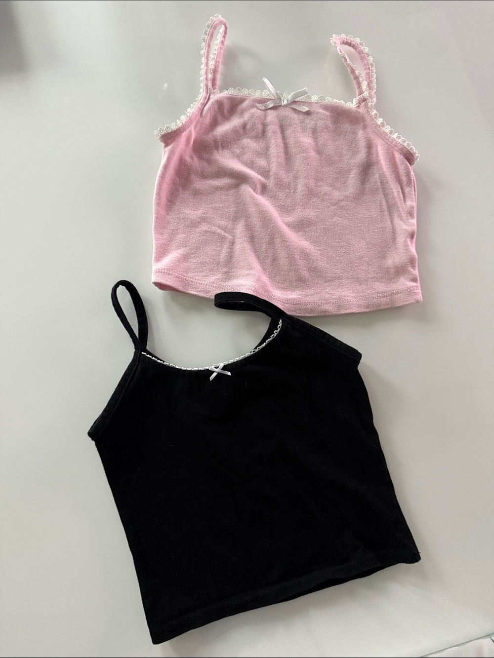 Vintage Havana and Cheryl Creations Kids Lace-Trim Camisole Tank Tops (2)
